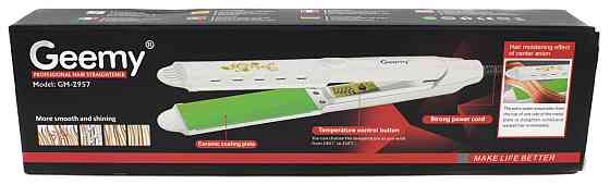 Випрямляч для волосся Gemei GM-2957 з керамічним покриттям Дніпро