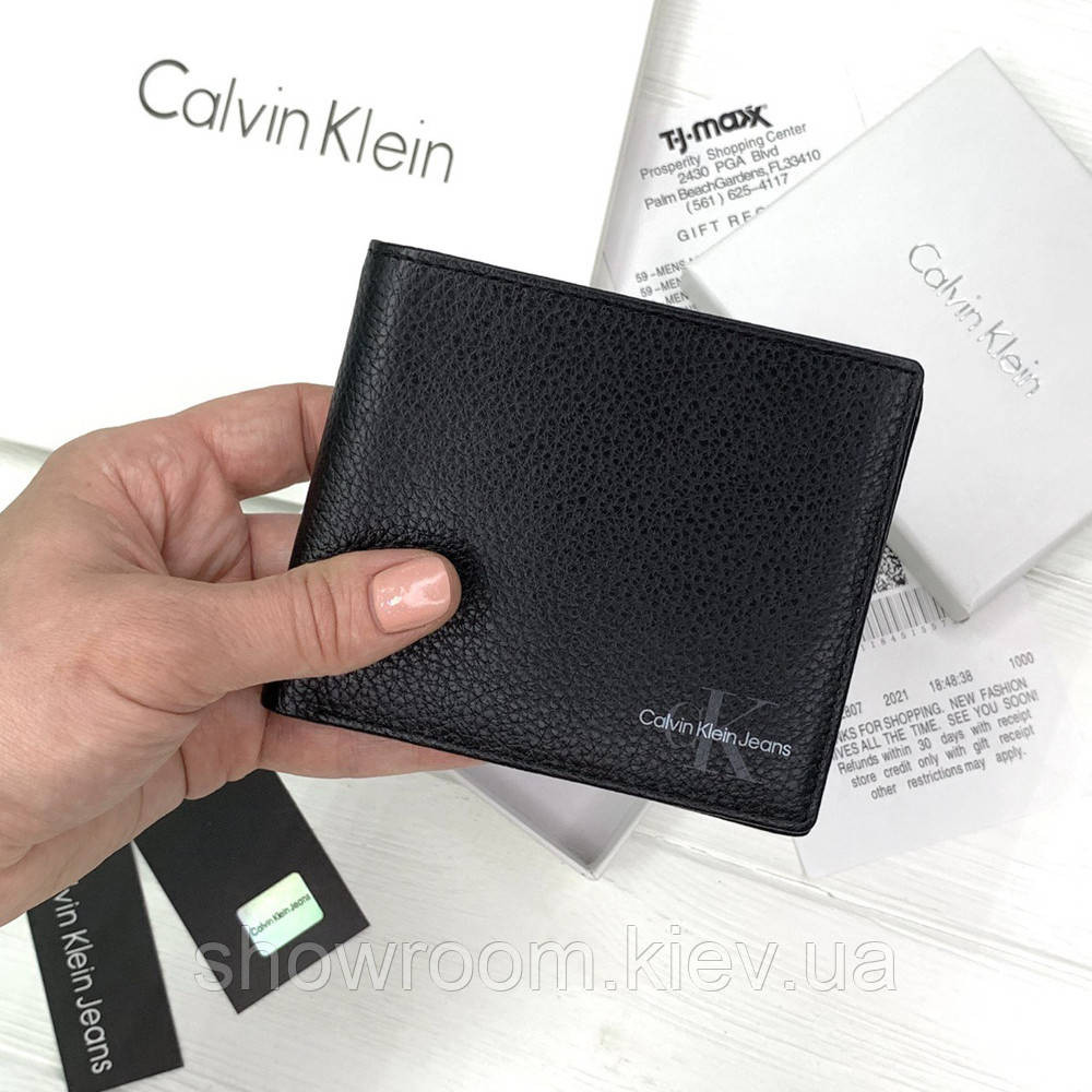 Мужской кожанный кошелек Calvin Klein (CK) (8875-1) Киев - изображение 10