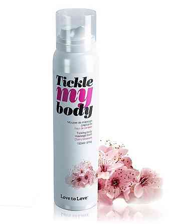 Массажная пена Love To Love TICKLE MY BODY Cherry Blossom (150 мл) увлажняющая Sex Aura Киев