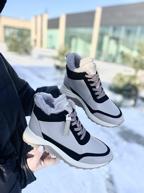 Без бренда Кросівки жіночі VLADEKS капучино натуральна шкіра зимові 40р. 41р. (5316) 40 Коломия - фото 1