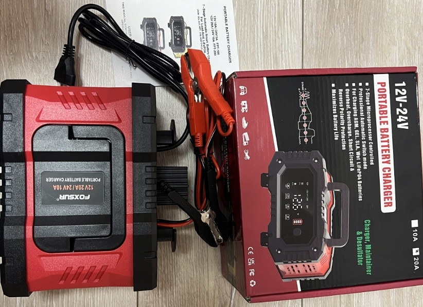 Зарядное устройство Foxsur FPT-200 (12V 20A/24V 10A) Харьков - изображение 3