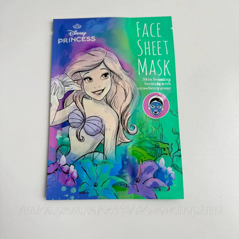 Детская тканевая маска Disney для лица для укрепления кожи с ароматом Черновцы - изображение 1