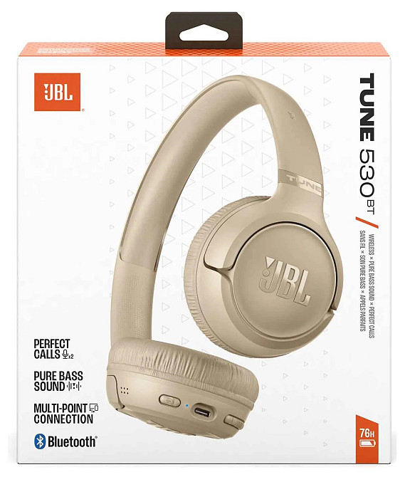 Гарнітура JBL TUNE 530BT Beige (JBLT530BTBEGEU) (7225523) Київ - фото 10