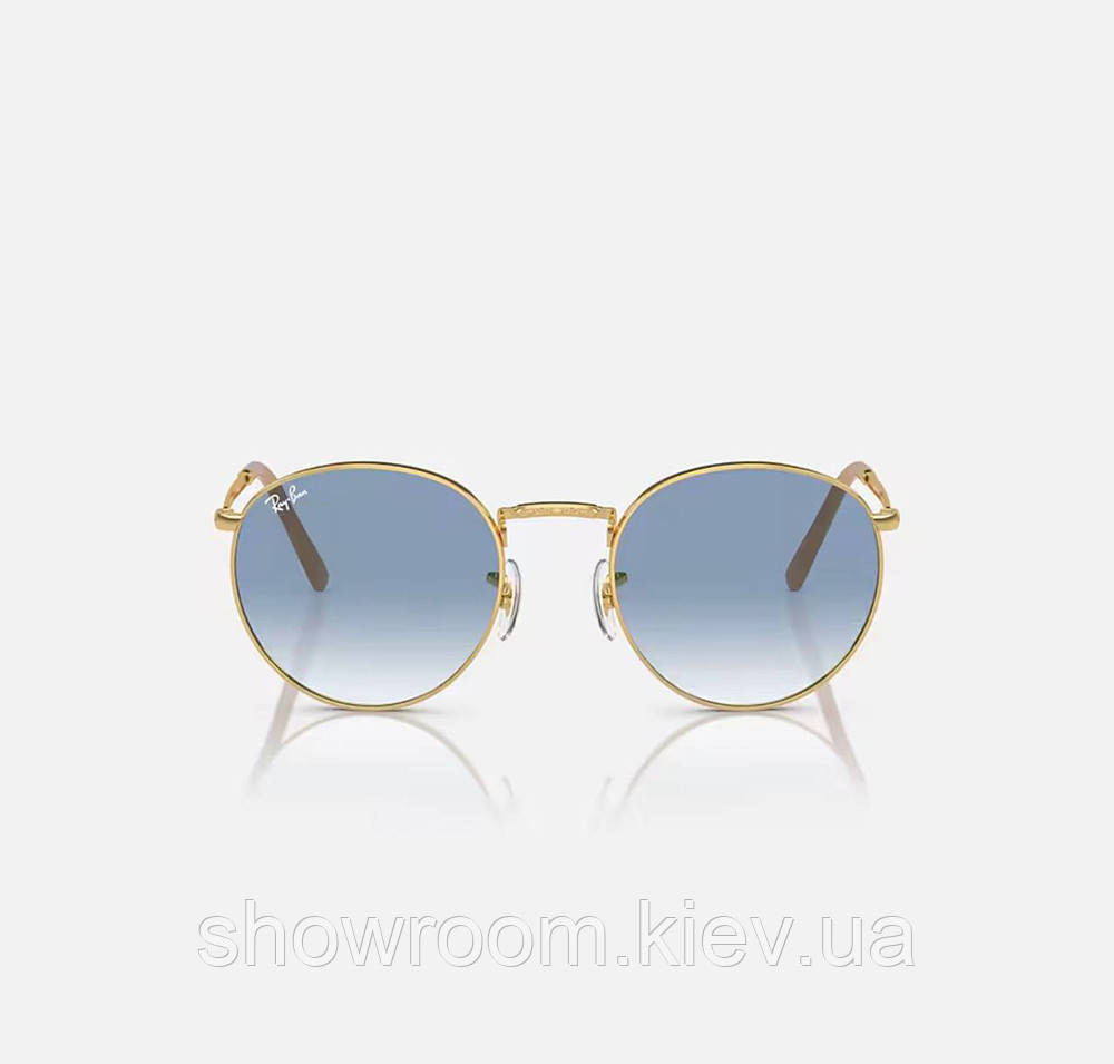 Солнцезащитные брендовые мужские очки Ray Ban Round 3447 001/3F LUX Киев - изображение 1