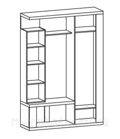 Прихожая Марк  Мебель Сервис Венге Темный Дуб самоа Львов