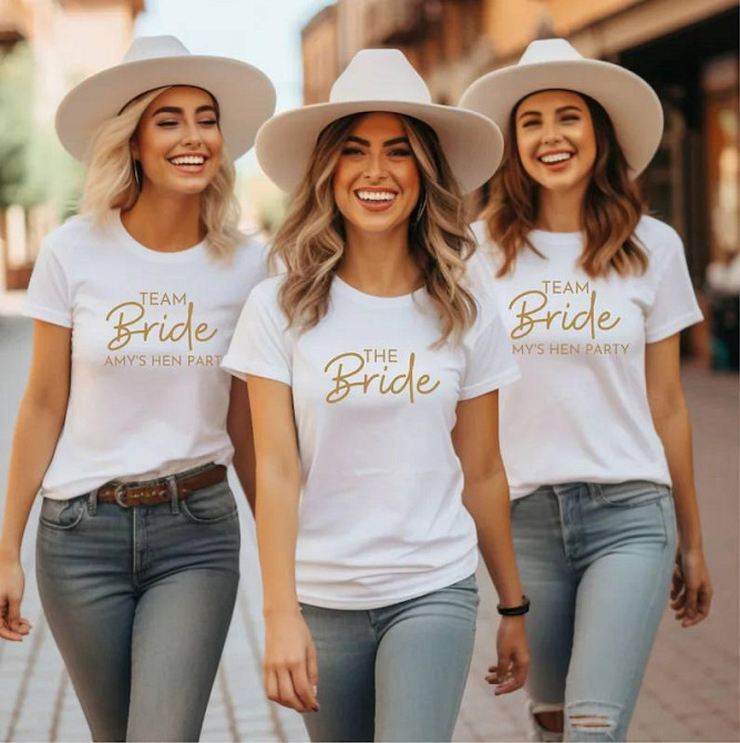 Футболки для дівич вечора - "The Bride \ Team Bride" Чернівці - фото 1