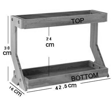 Полка настольная 