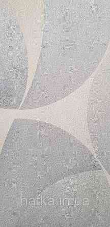 Шпалери вінілові на флізеліні Sintra Atmosphere метрові геометрія кола сірий беж рожевий срібло 512418 Київ