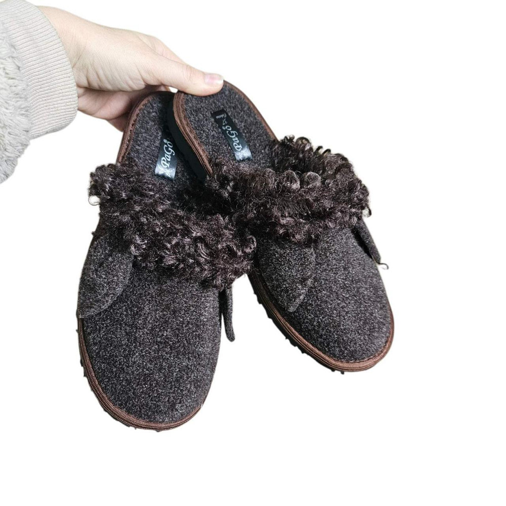 Тапочки женские домашние PaGo Горох розовый закрытый носок 39 Одесса - изображение 2