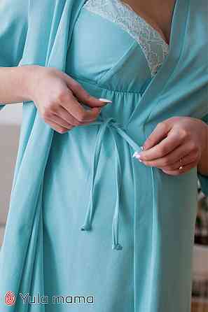 Халат для вагітних і годуючих мам Mone S Юла Мама Зелений NW-4.7.1 Кривий Ріг