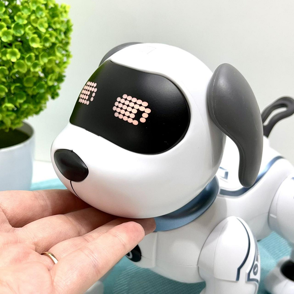 Собака-робот на радіокеруванні ходить танцює виконує голосові команди Білий (RC 0004) Чернігів - фото 6