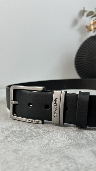 Чоловічий ремінь Tommy Hilfiger, брендовий класичний ремінь, який є добрим поясом з натуральної шкіриMasterSem Київ - фото 3