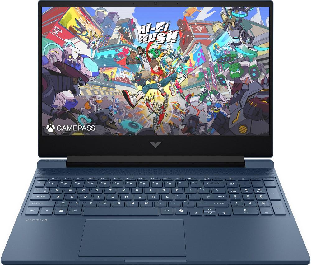 HP Victus 15-fb3073ua 15.6" FHD IPS,300n/Ryzen 7-7445HS (4.7)/16Gb/SSD512Gb/RTX 4050,6GB/DOS/Синій Вінниця - фото 1