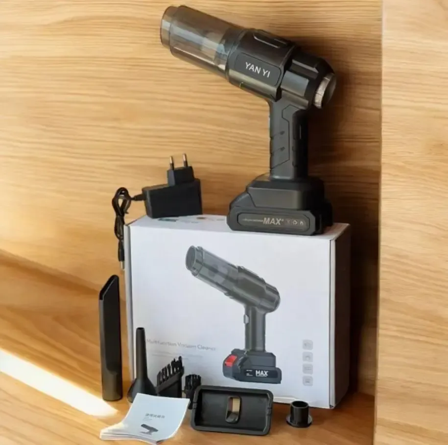 Пылесос автомобильный мощный беспроводной аккумуляторный, 4 насадок Коломыя - изображение 1