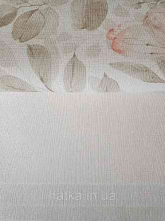 Шпалери вінілові на флізеліні метрові Sintra Edelina прованс квіти листя гілки метелика сірі бежеві рожеві Київ