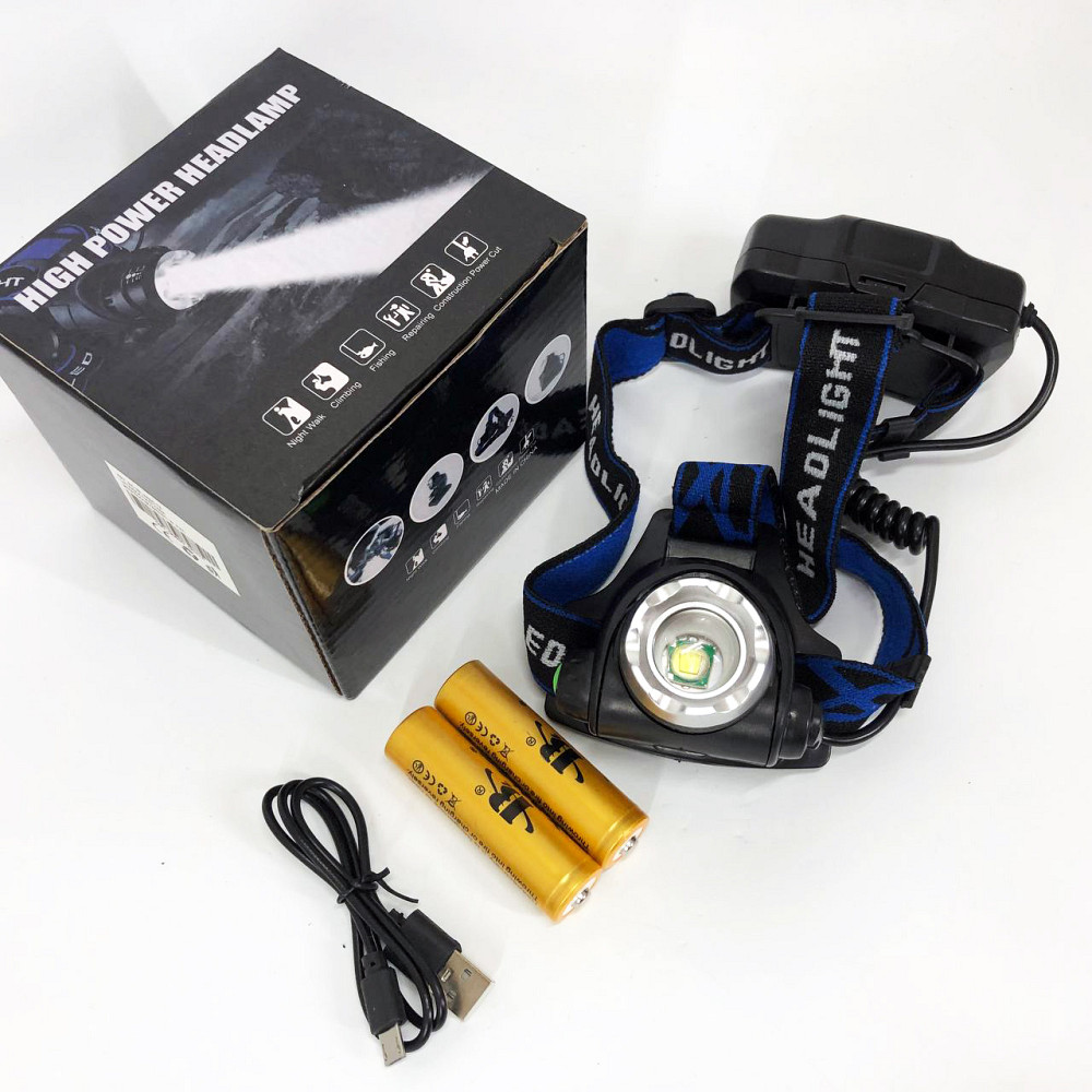 Налобний ліхтар для туризму риболовлі та полювання Police BL-6699 (204C), Налобний ліхтар для електрика WX-31 Львів - фото 5