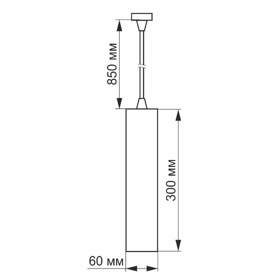 LED Світильник підвісний накладний 10W 4100К білий VL-SP-10034W Videx Житомир - фото 4