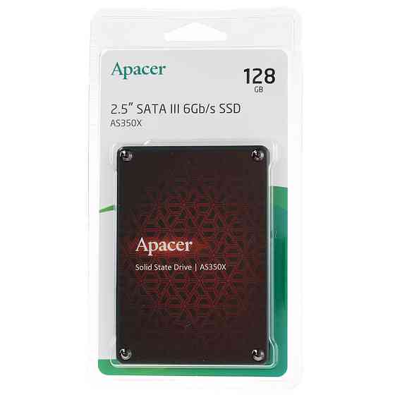 SSD диск накопичувач Apacer AS350X 128GB 2.5" 7mm SATAIII 3D NAND AP128GAS350XR-1 Одеса