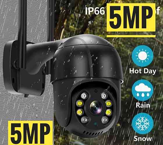 Камера видеонаблюдения: 5Мп. Wi-Fi уличная поворотная . 2592*1944р. Киев
