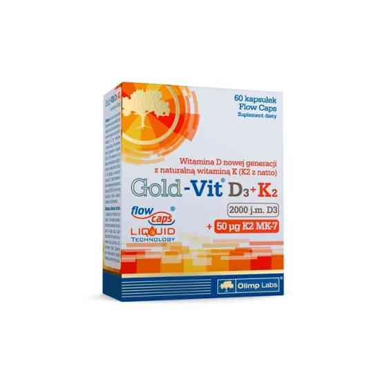 Olimp Gold Vit D3+K2 2000 IU 60 капсул Луцьк