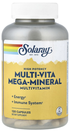 Мультивитаминный комплекс  Solarary Mega-Mineral Multi-Vitamin 120 капс Киев