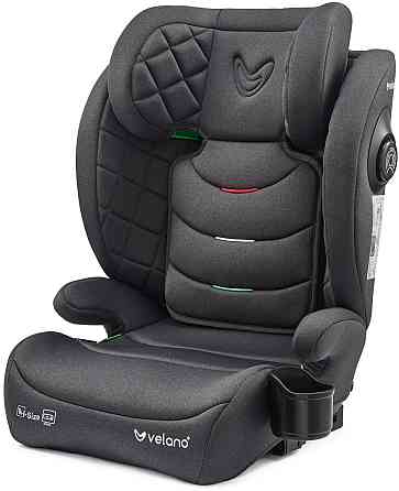 Автокресло Velano Forza 2 в 1 i-Size (рост 100–150 см) ISOFIX (Серый) Киев
