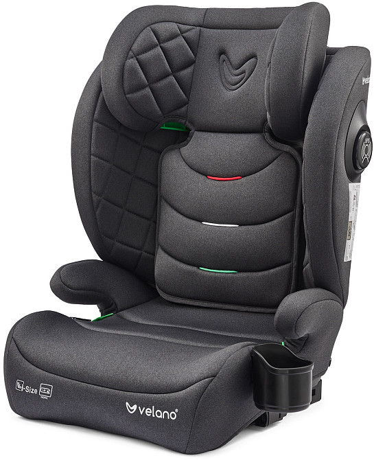 Автокрісло Velano Forza 2 в 1 i-Size (зріст 100-150 см) ISOFIX (Сірий) Київ - фото 1