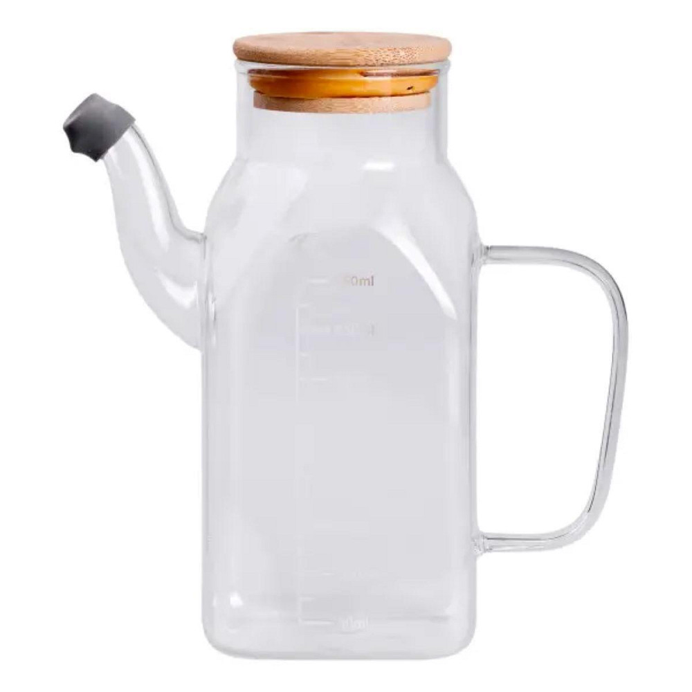 Ємність для олії та оцту з бамбуковою кришкою 750 мл HP-34-1 Київ - фото 3