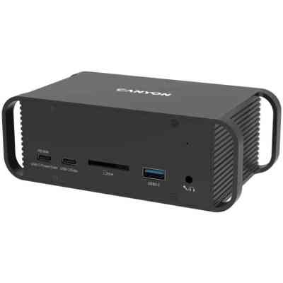 Порт-реплікатор Canyon Docking Station with 14 ports, with Type C female*4, USB3.0*2, USB2.0*2 (CNS-HDS95ST) Вінниця