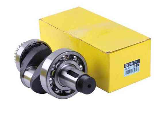 Колінвал у зборі на дизельний двигун мотоблок 190N, к-т: підшипники 2 шт., шестерня Мукачево