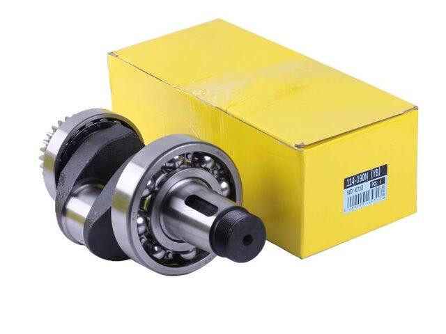 Коленвал в сборе на дизельный двигатель мотоблок 190N, к-т: подшипники 2 шт., шестерня Мукачево - изображение 1