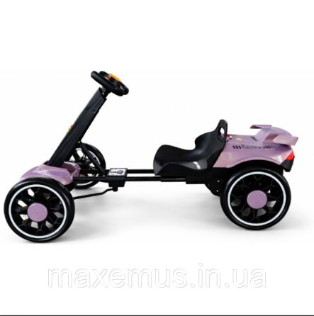 Детский электрокарт Spoko SPV19 12V 4.5Ah сиреневый с пультом управления / карт на аккумуляторе для детей Мостиска