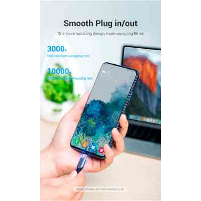 Дата кабель USB 2.0 AM to 2хUSB-C M 1.0m Y-Splitter Charging Cable 2.4А 480Mbps Aluminum Al Vention (CQOHF) Вінниця