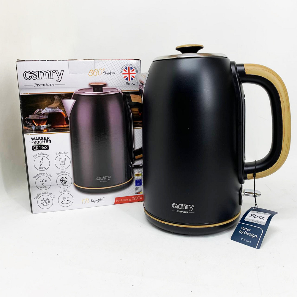 Чайник для кави електронний чайник Тихий побутовий Електрочайник нержавіюча сталь BE-52 Львів - фото 8