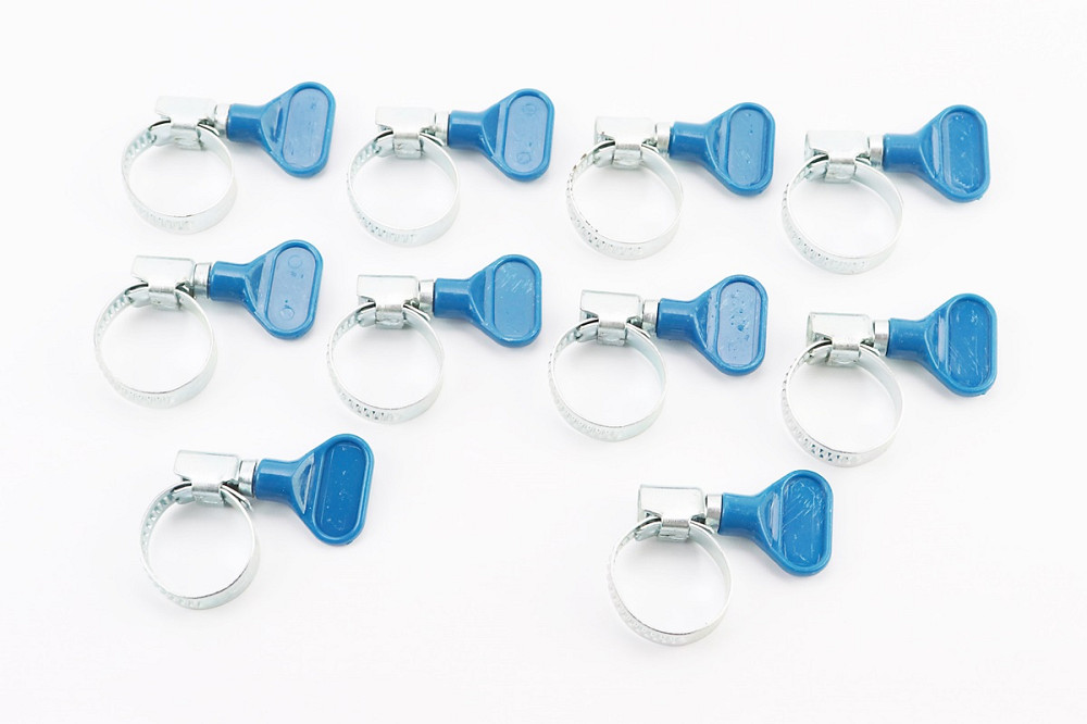 Хомут затяжний з ключем 12-22x9мм к-кт 10шт Київ - фото 1