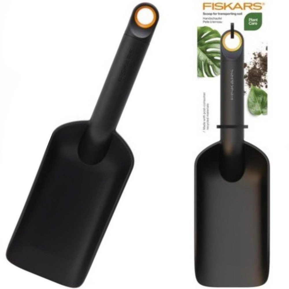 Садова Лопатка велика для ґрунту Fiskars (1071303) Пластик Нововолинськ - фото 1