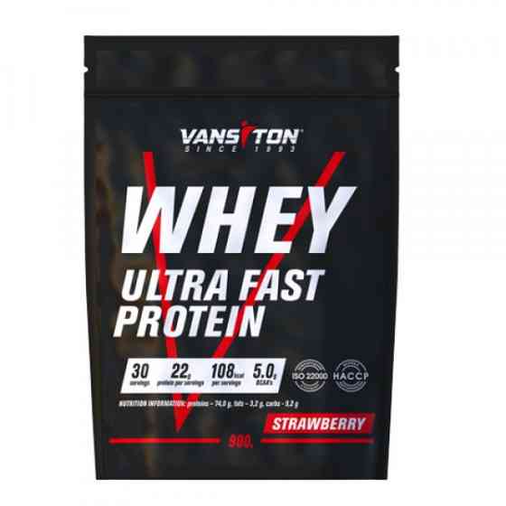 Протеин Vansiton Ultra Protein 900 г Клубника Луцк