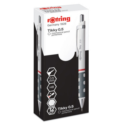 Карандаш механический Rotring Drawing TIKKY White PCL 0,5 (R1904698) Винница - изображение 4