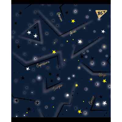 Тетрадь Yes А5 Cosmic System 18 листов клетка (765179) Винница