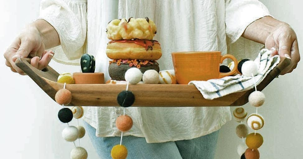 Поднос деревянный 