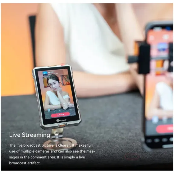 Магнитный экран/монитор для смартфонов с динамиками на заднюю панель телефона для селфи и блога Fotorgear X40 Коломия