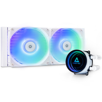 Система жидкостного охлаждения Chieftec Iceberg 240 ARGB WHITE (CLC-240-RGB-W) Винница - изображение 1