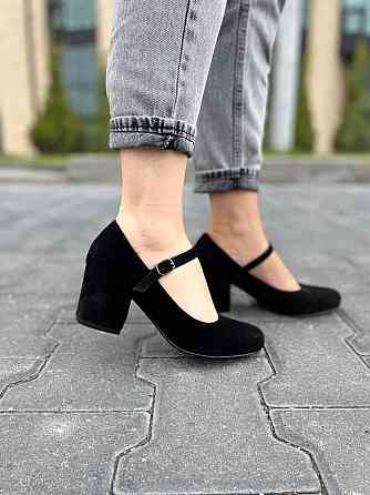Nivelle Туфлі жіночі NIVELLE чорні натуральна замша каблук 6 см 36р.37р.38р. (1766/6030-6049) Коломия