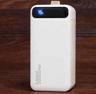 Зовнішній акумулятор Power bank WK WP-283 50000mAh (Білий) Вінниця - фото 1