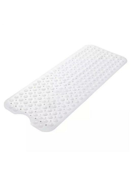 Коврик для ванной комнаты и душа атискользящий,для тела массажный силиконовый с присосками, белый 40х100 см Каменец-Подольский - изображение 4