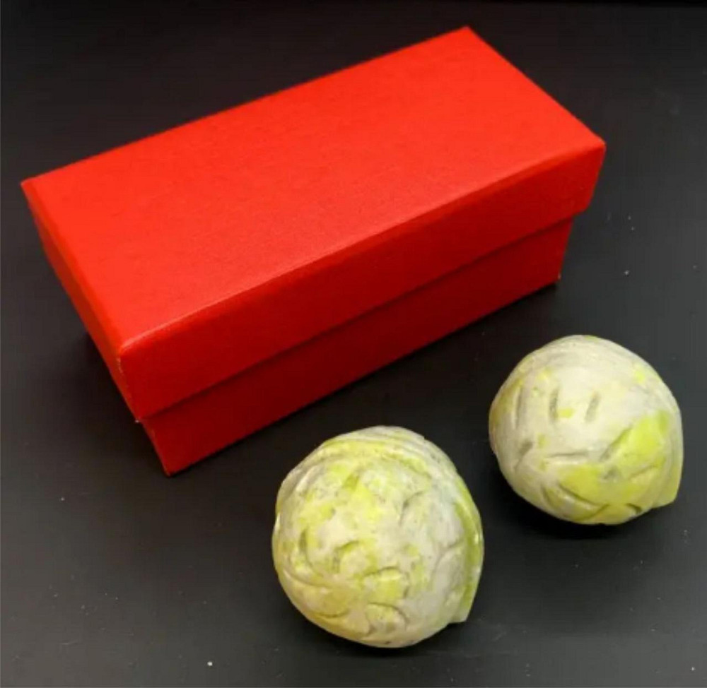 Кулі масажні нефритові у футлярі Горіхи Київ - фото 3