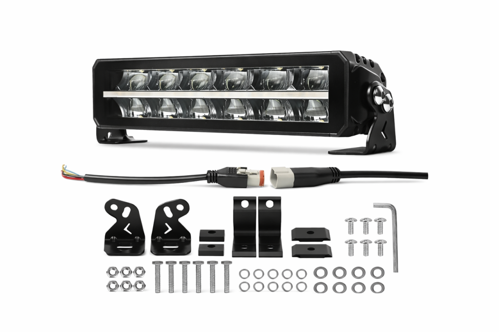 Світлодіодна балка (люстра) StarLight SL-3312 дальнє світло WHITE + DRL 45W 5200Lm 12/24V (32см) Харків - фото 1