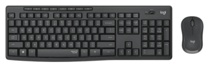 IT набір Logitech MK295 Silent Wireless Combo, US, Graphite (920-009800) (6836269) Киев