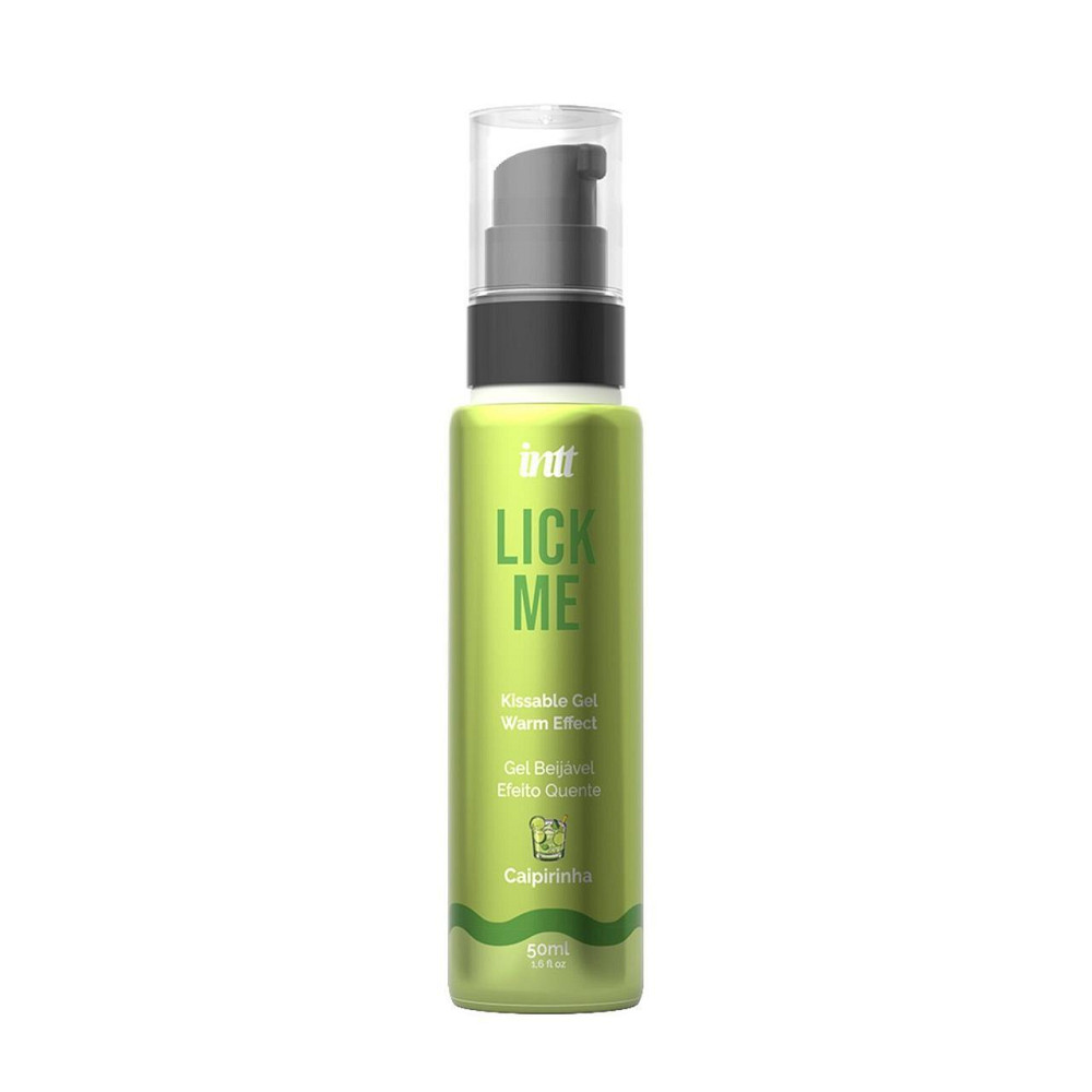 Гель для оральных ласк с согревающим эффектом INTT Lick Me Kissable Gel Caipirinha 50 мл Sex Aura Киев - изображение 1