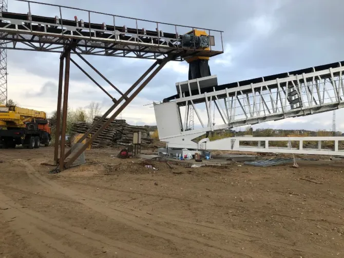 Радіальний конвеєр Автоматичний Телескопічний Ptrc1000, 1000 т/год, PolygonMach Туреччина Київ - фото 10